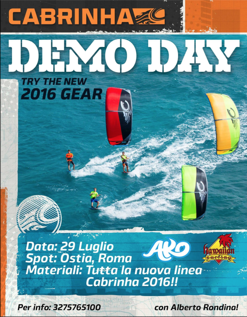 Demo Day 29 Luglio Cabrinha