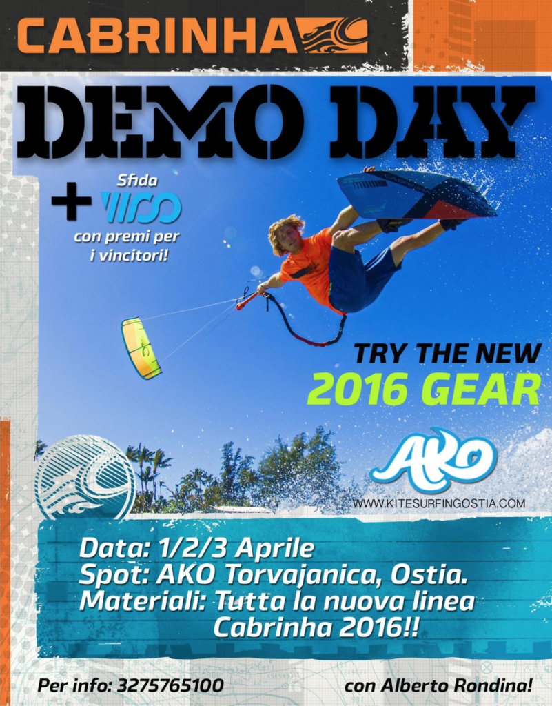 Demo Day Cabrinha 2016