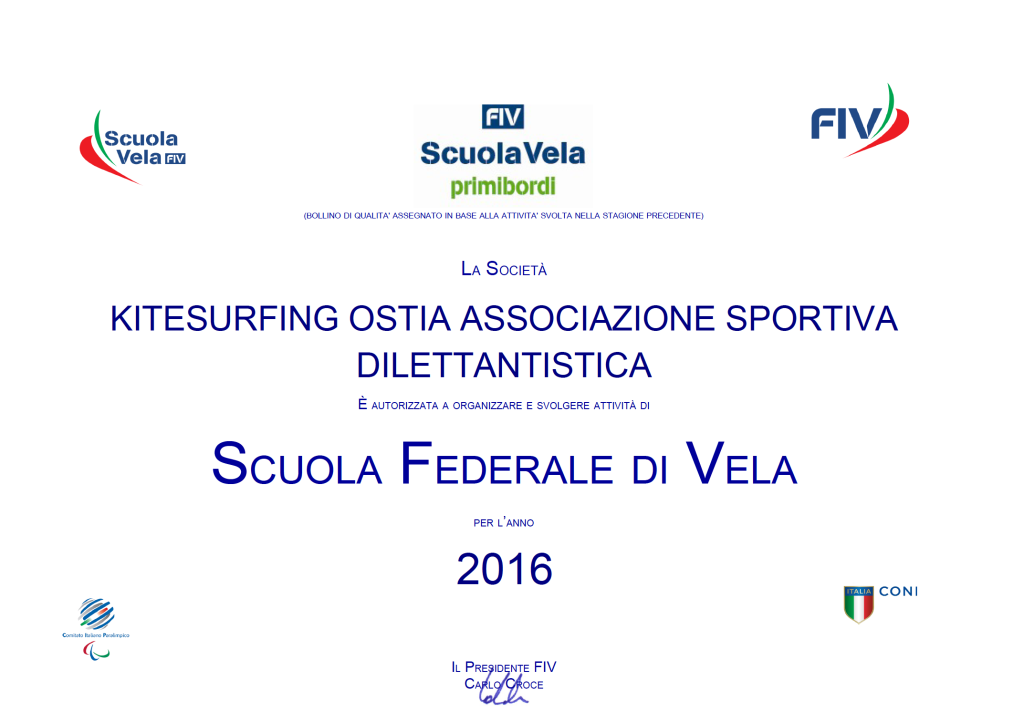 Scuola Federale Vela Kitesurf
