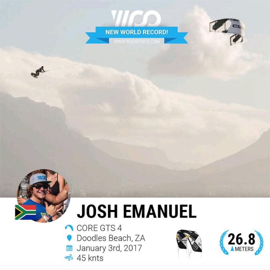 Josh Emanuel Woo World record